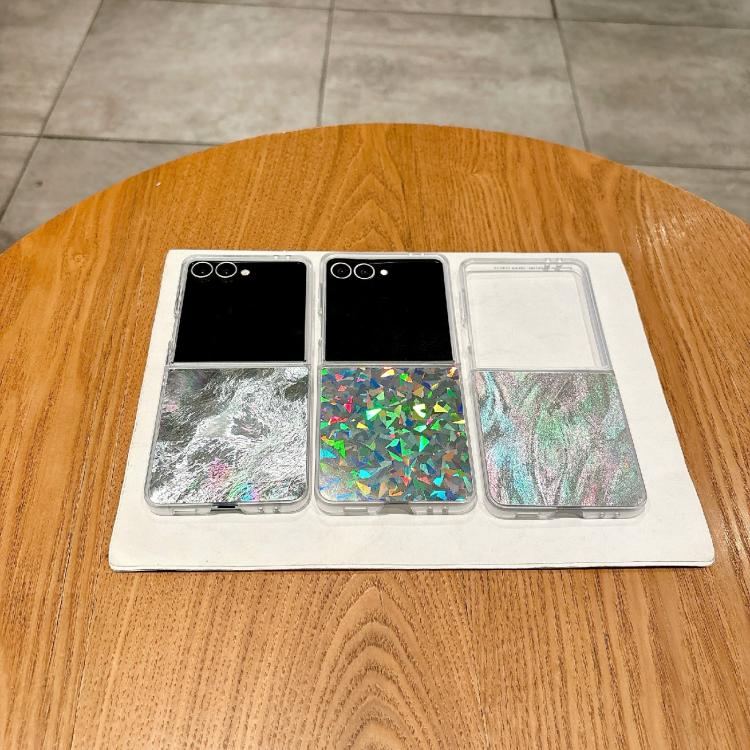 Transparent Edge PC Folding Phone Case