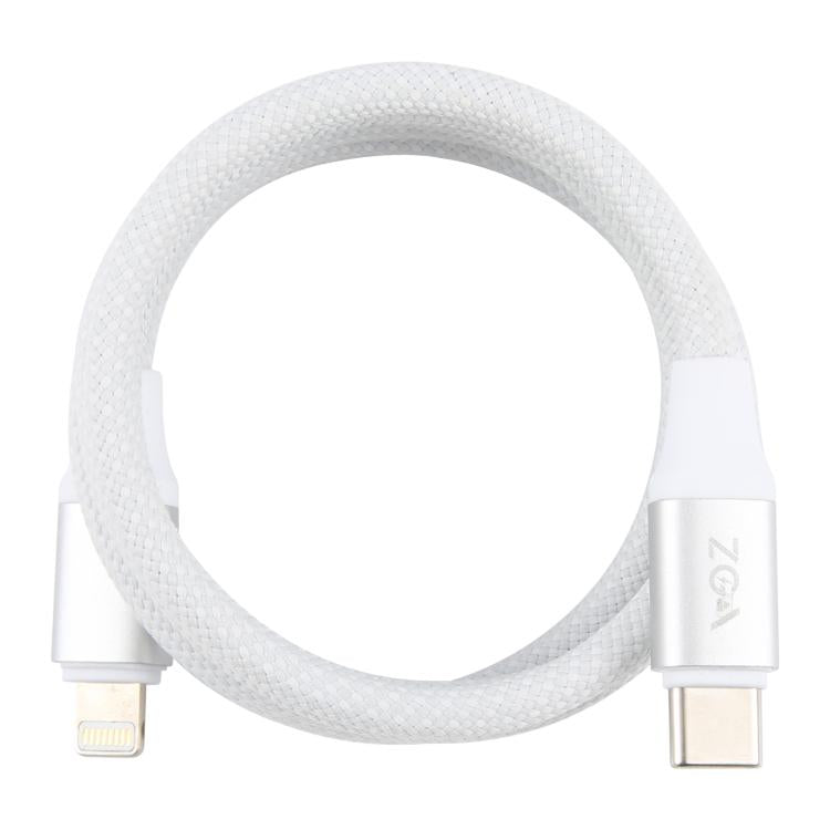 ZGA CB12 27W Type-C to 8 Pin Aluminum Alloy Magnetic Data Cable, Length: 1m