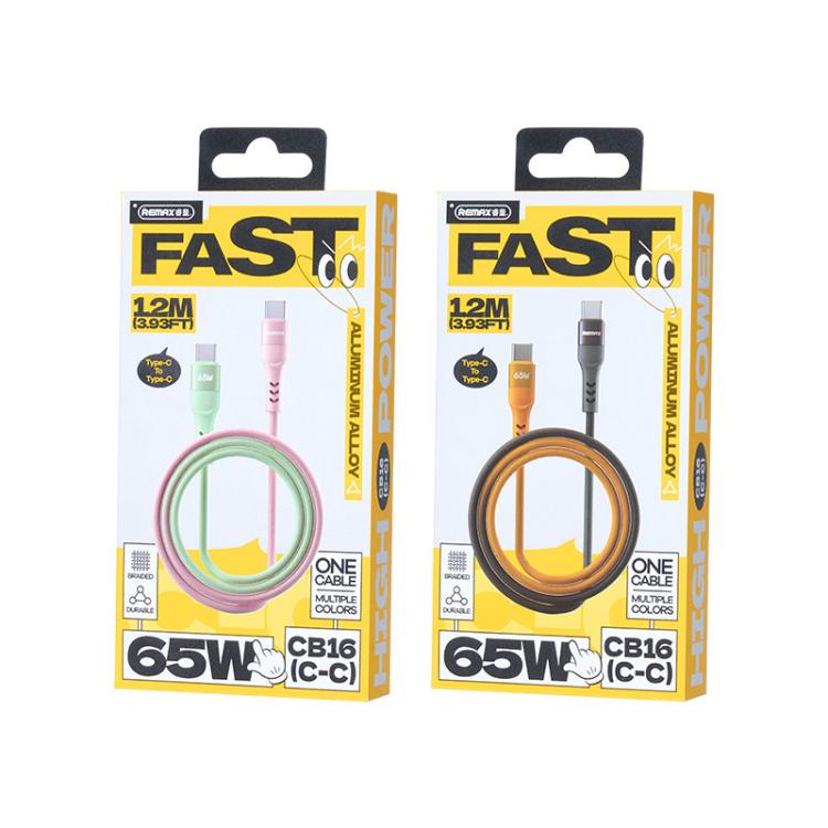 REMAX CB16 PD30W Type-C to 8 Pin Macaron Braided Fast Charging Data Cable, Length: 1.2m