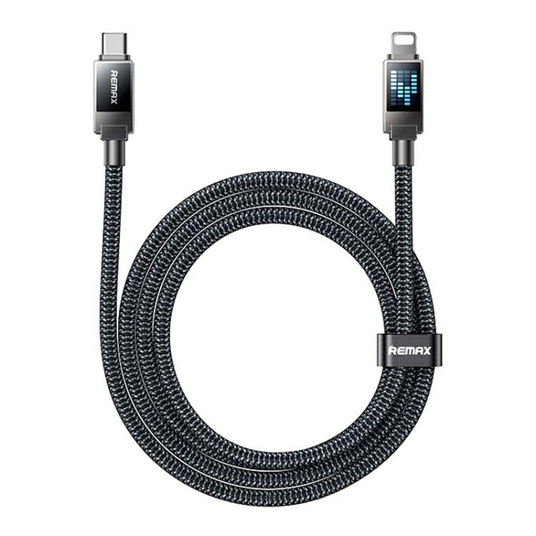 REMAX CB09 PD30W Type-C to 8 Pin Marquee Braided Fast Charging Data Cable, Length: 1.2m