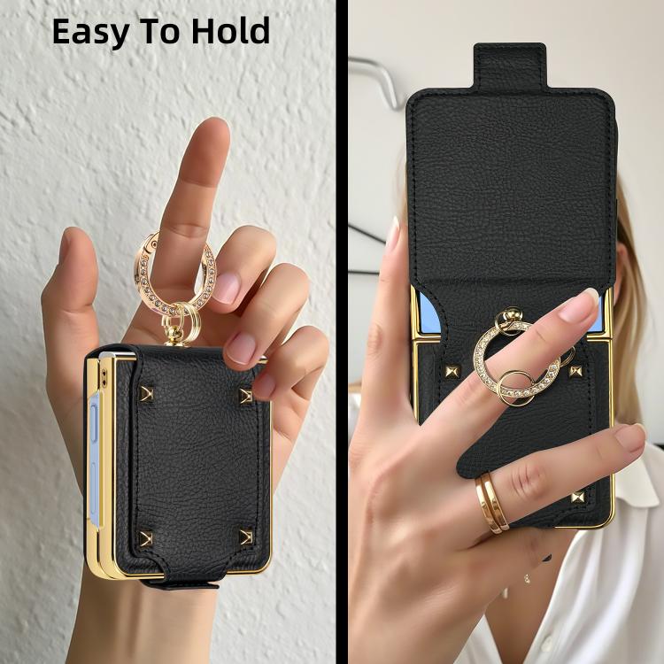 VIETAO Colorful PU Leather Phone Case with Ring