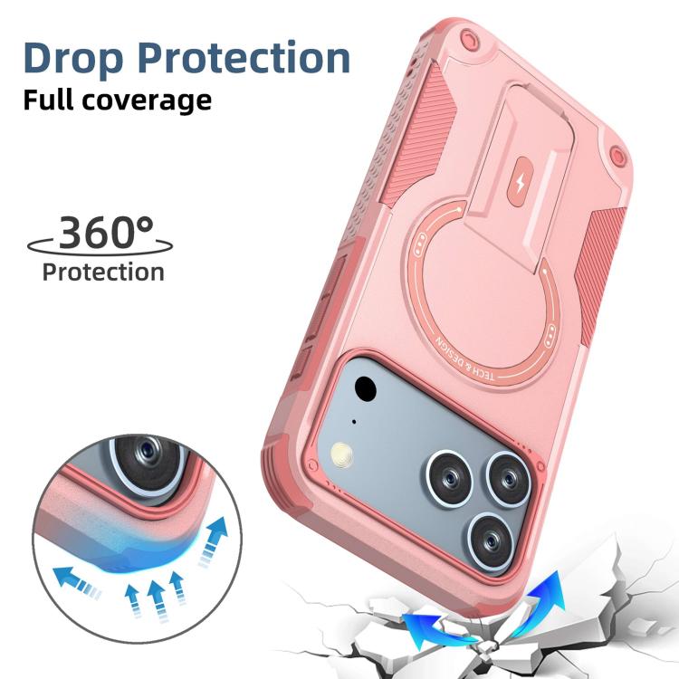 Armor Magsafe Holder PC Hybrid TPU Phone Case