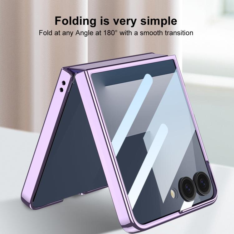 GKK Integrated Electroplating Full Coverage Phone Case with Magnetic Rotating Bracket