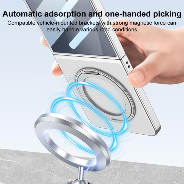 GKK Integrated Electroplating Full Coverage Phone Case with Magnetic Rotating Bracket