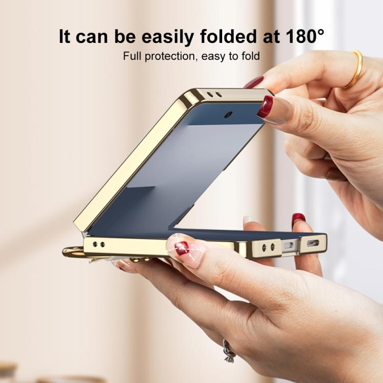 GKK Integrated Electroplating Phantom Full Coverage Phone Case with Ring