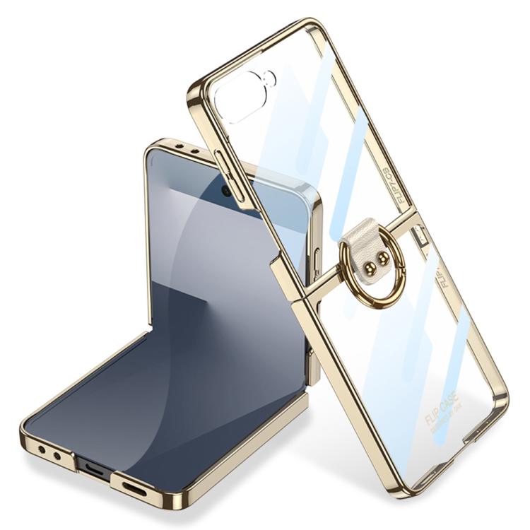 GKK Integrated Electroplating Phantom Full Coverage Phone Case with Ring