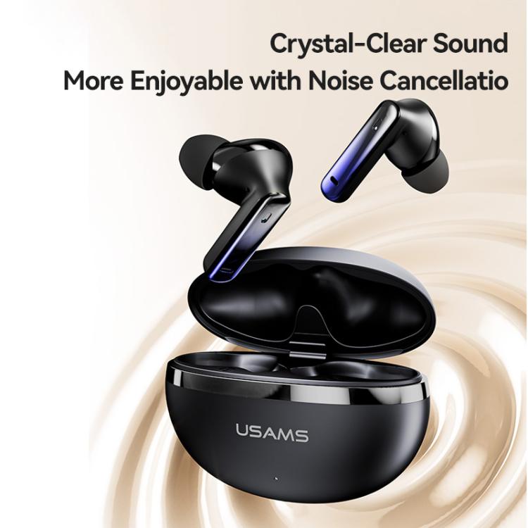 USAMS Echo E02 ANC and ENC In-Ear TWS Wireless Bluetooth Earphones