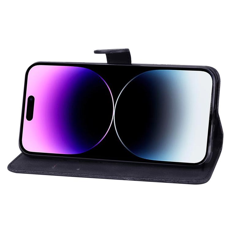 Retro Skin Feel Butterflies Embossing Horizontal Flip Leather Phone Case