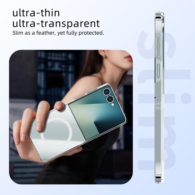 ABEEL Transparent MagSafe Magnetic Scratch-resistant PC Phone Case
