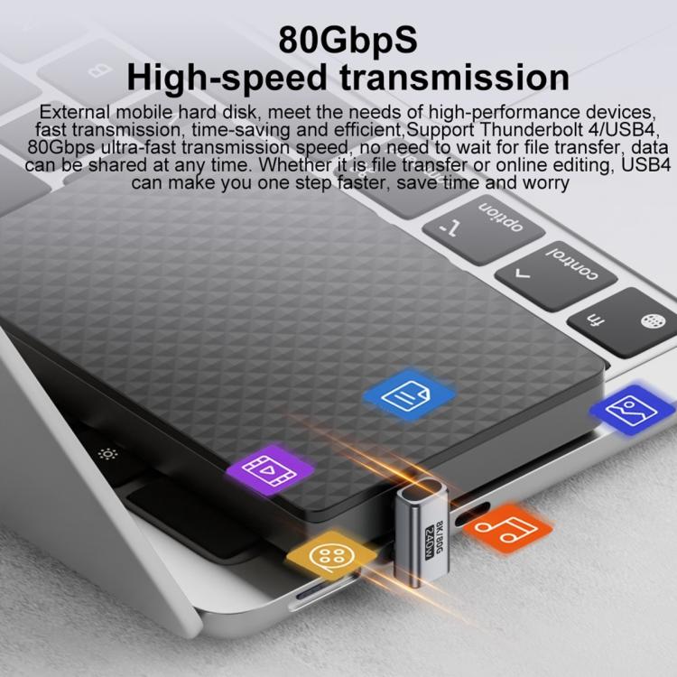 240W 80Gbps Type-C Full Function Adapter