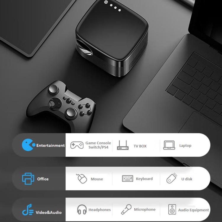 Cheerlux C26A Android Version 1920x1080P 420ANSI Smart Projector