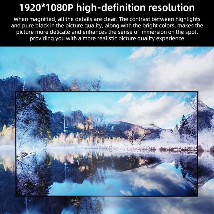 Cheerlux C26D Whale OS Version 1920x1080P 420ANSI Smart Projector