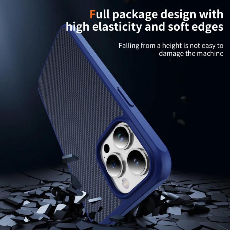 Carbon Fiber Texture Skin-feel MagSafe Phone Case