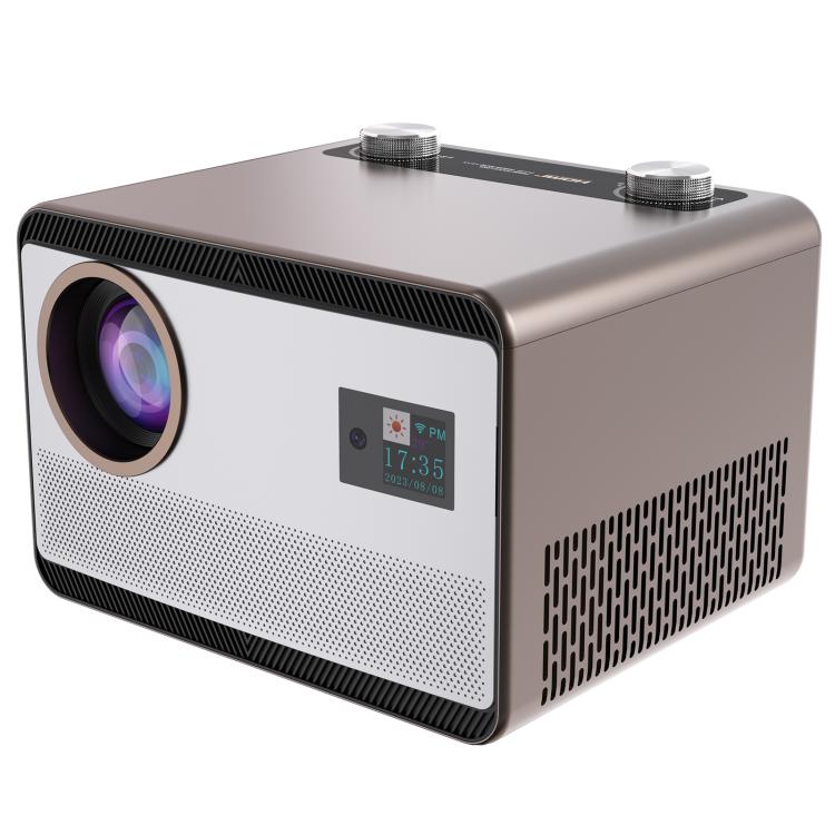 Cheerlux C58A1 Android Version 1920x1080P 650ANSI Smart Projector, with Front Display
