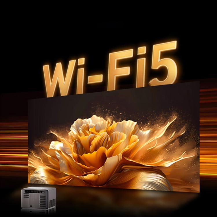 Cheerlux C58A1 Whale OS Version 1920x1080P 650ANSI Smart Projector, with Front Display