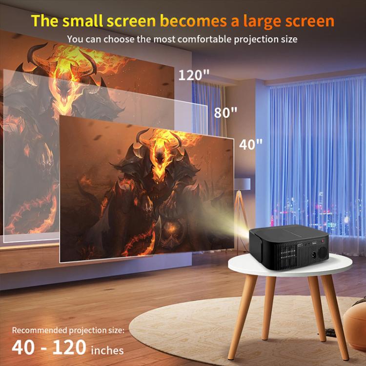 Cheerlux E2C Same Screen Version 1920x1080P 300ANSI Smart Projector