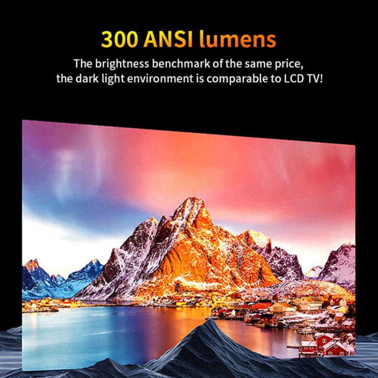 Cheerlux E2C Same Screen Version 1920x1080P 300ANSI Smart Projector