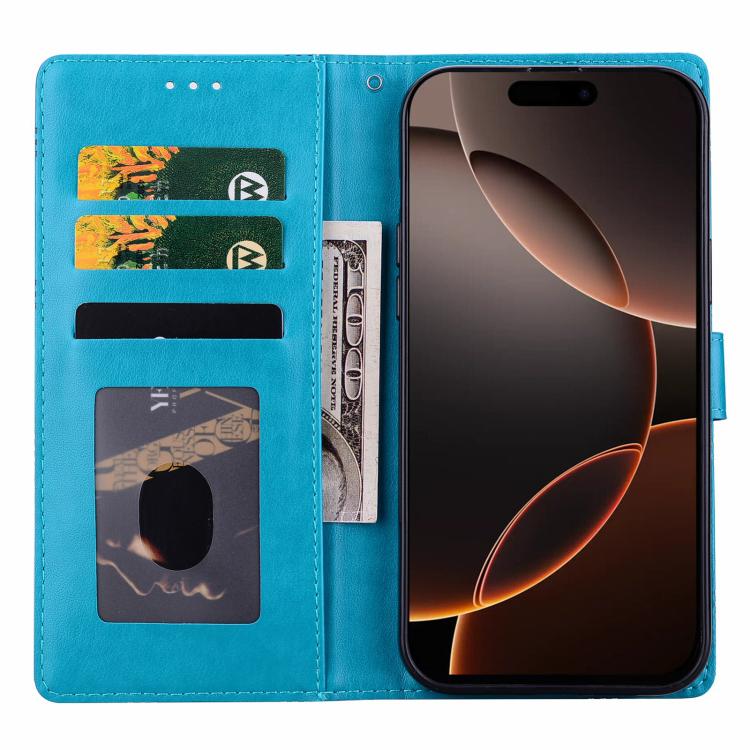 Embossed Checkered Leather Phone Case