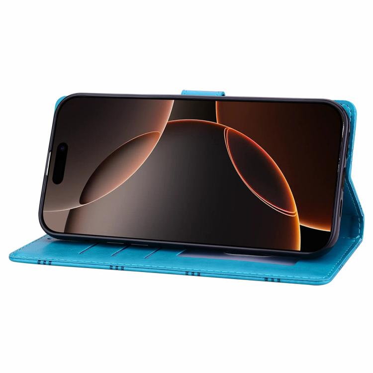 Embossed Checkered Leather Phone Case