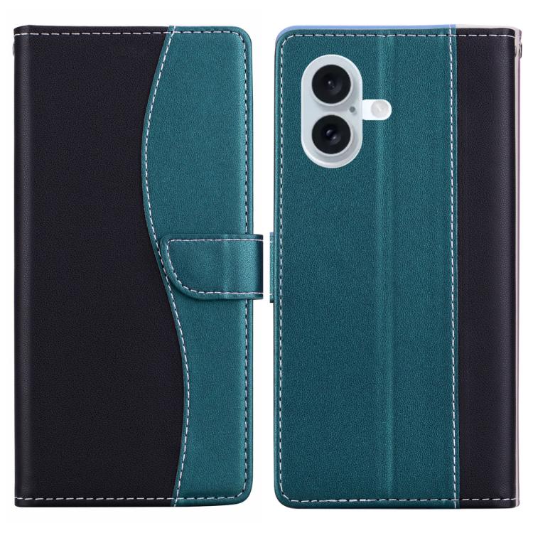 Embossed Two-Color Leather Phone Case