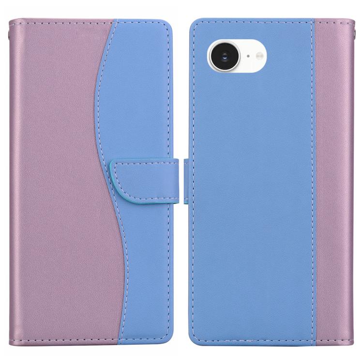 Embossed Two-Color Leather Phone Case