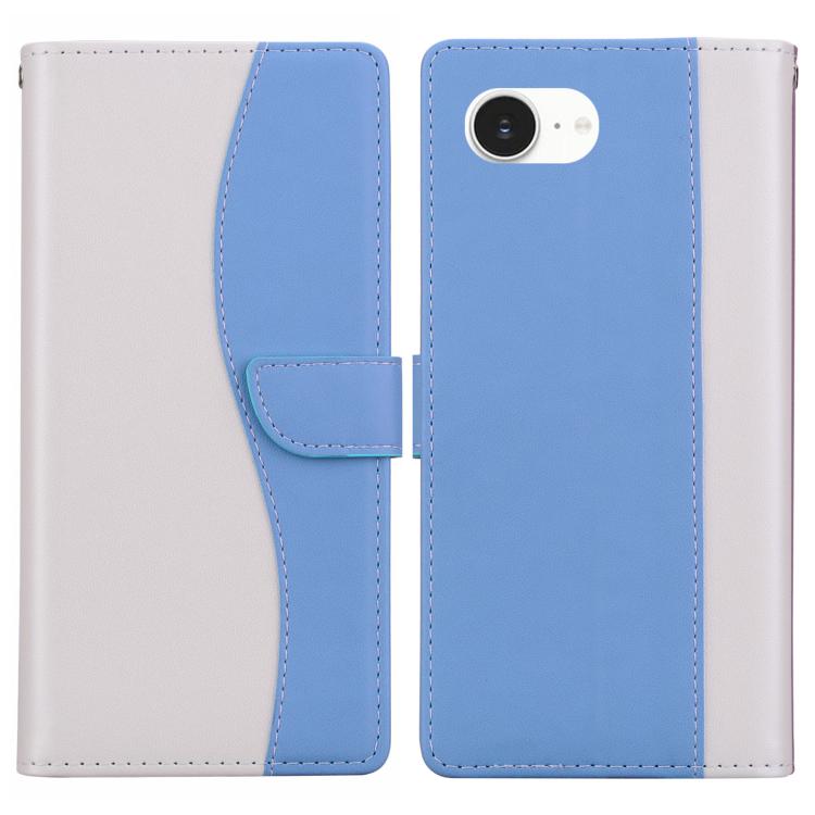 Embossed Two-Color Leather Phone Case