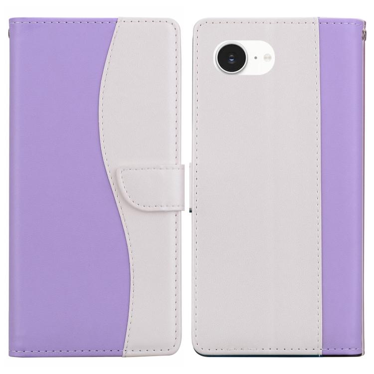 Embossed Two-Color Leather Phone Case