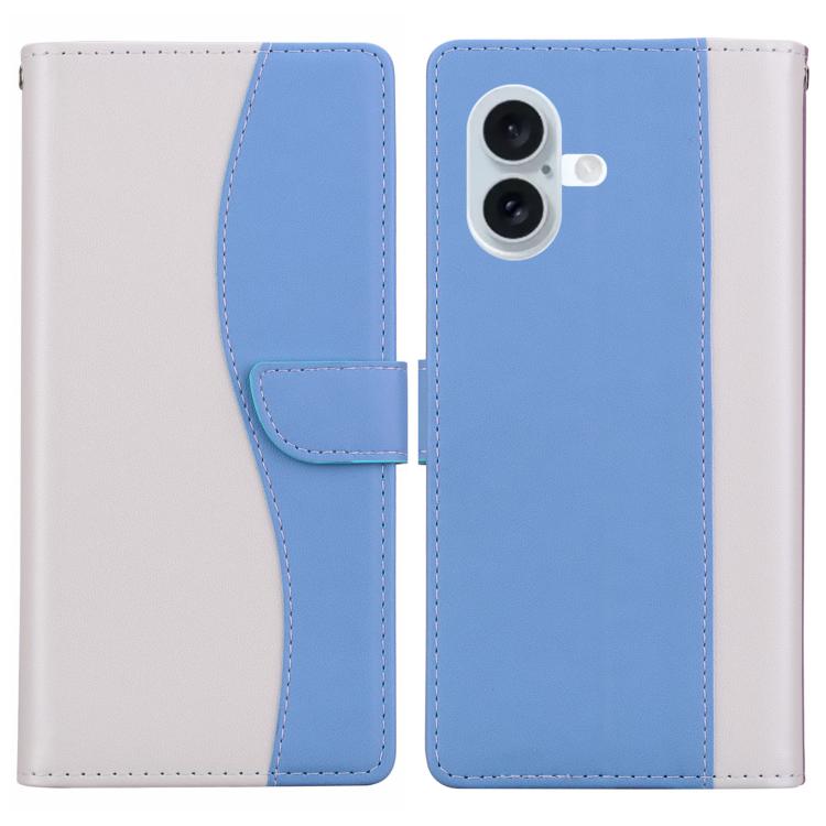 Embossed Two-Color Leather Phone Case