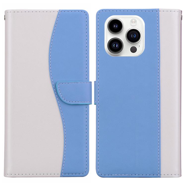 Embossed Two-Color Leather Phone Case