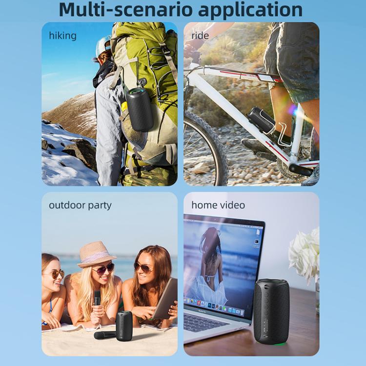 Zealot M2 8W Portable Outdoor RGB Bluetooth Speaker, without Microphone