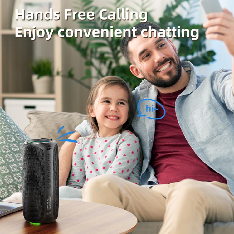 Zealot MP2 20W Portable Outdoor RGB Bluetooth Speaker