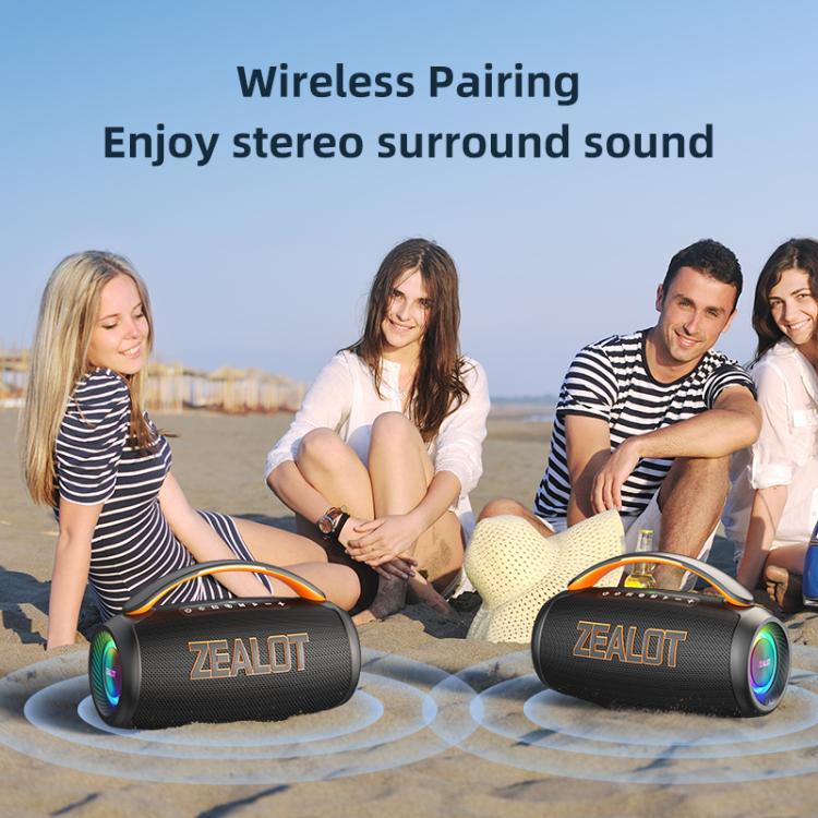 Zealot P12 60W Portable Handheld Outdoor RGB Bluetooth Speaker