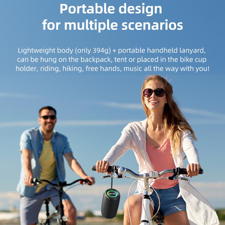 Zealot M2 8W Portable Outdoor RGB Bluetooth Speaker