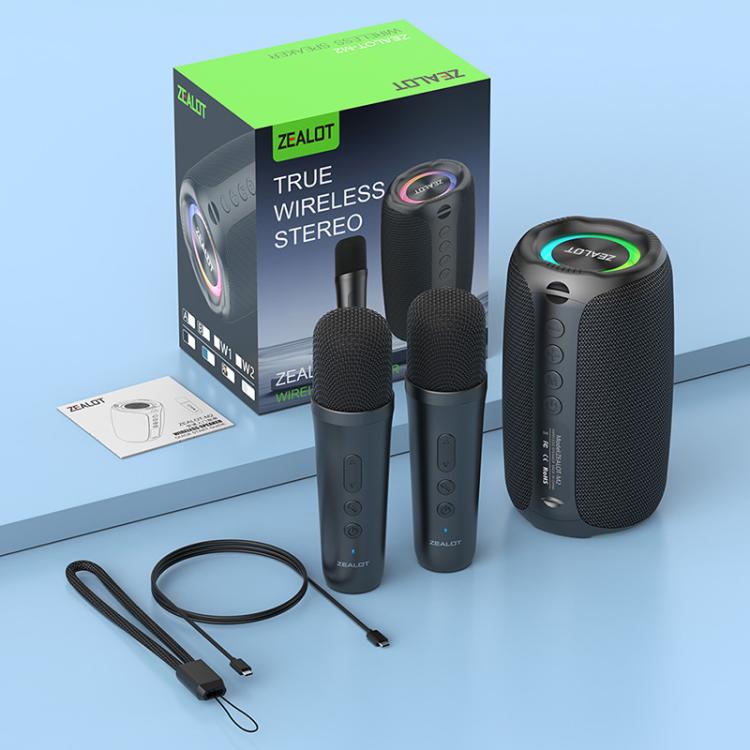 Zealot M2 8W Portable Outdoor RGB Bluetooth Speaker