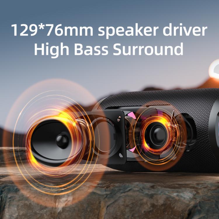 Zealot S76 50W Portable Outdoor RGB Bluetooth Speaker