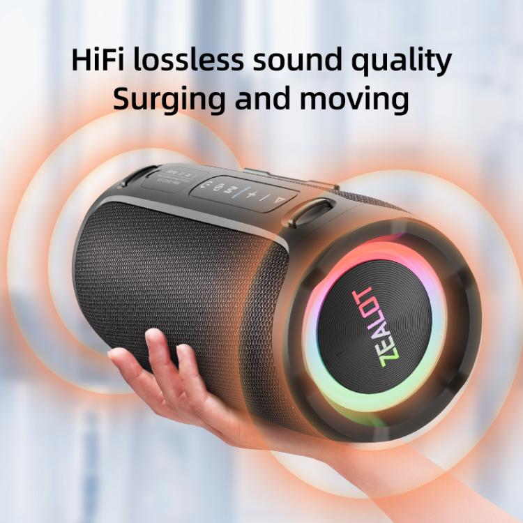 Zealot S76 50W Portable Outdoor RGB Bluetooth Speaker