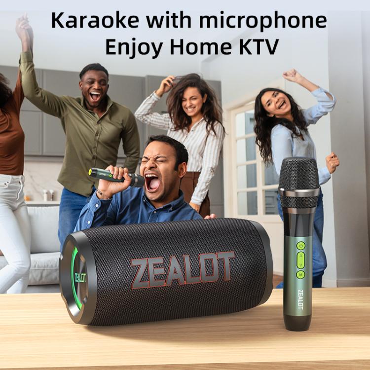 Zealot S76 50W Portable Outdoor RGB Bluetooth Speaker