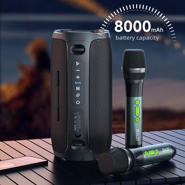 Zealot S76 50W Portable Outdoor RGB Bluetooth Speaker