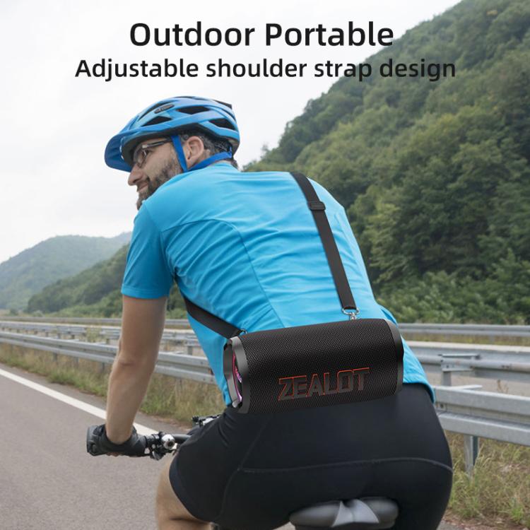 Zealot S76 50W Portable Outdoor RGB Bluetooth Speaker