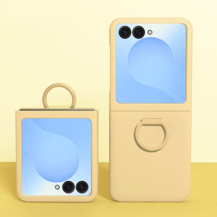 Large Window Ring Holder Skin Feel PC Phone Case