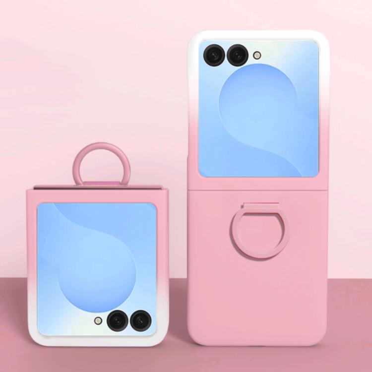 Large Window Ring Holder Skin Feel PC Phone Case