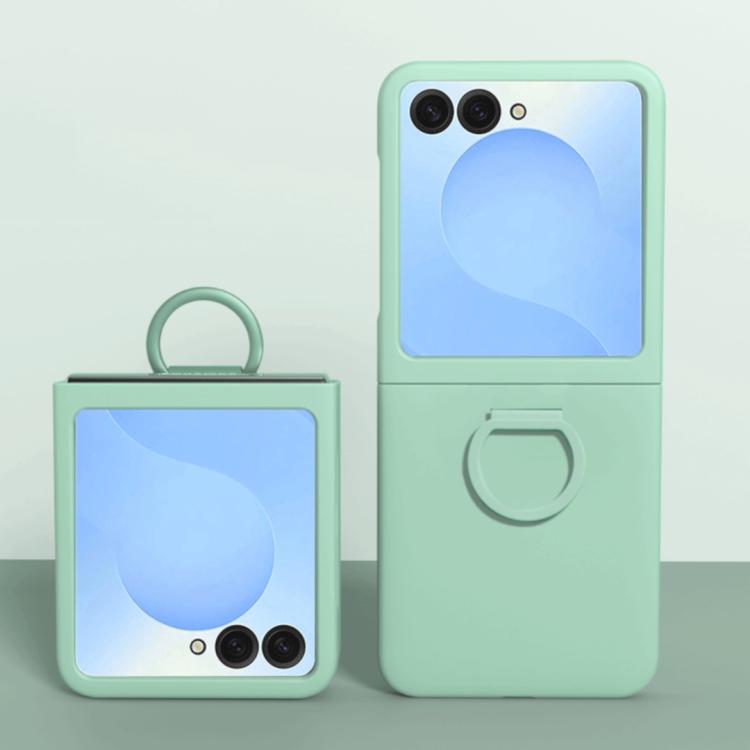 Large Window Ring Holder Skin Feel PC Phone Case