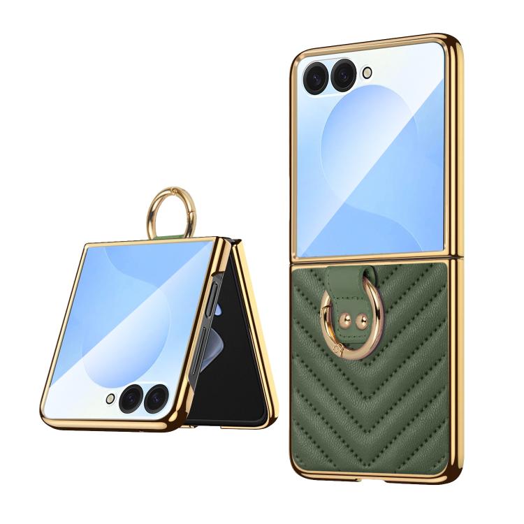 VIETAO Dream Series Metal Ring Leather Phone Case