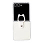 Transparent Frame Jelly PU + PC Phone Case with Ring Holder, For Samsung Galaxy Z Flip6 5G / Z Flip7 FE, For Samsung Galaxy Z Flip7 5G, For Samsung Galaxy Z Flip5 5G