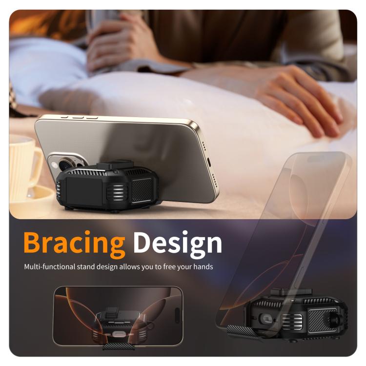 Two Color MagSafe Magnetic Earphone Case with Holder & Security Lock