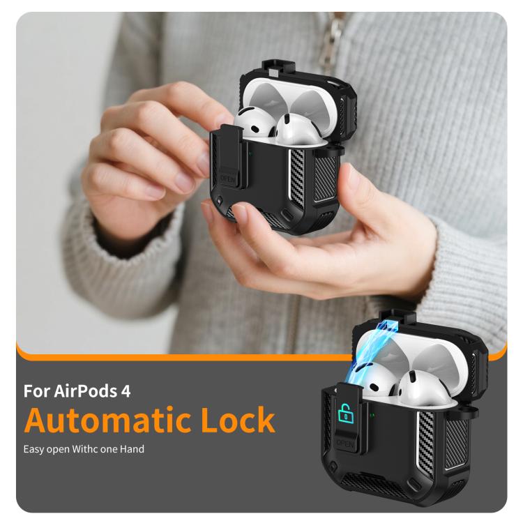 Two Color MagSafe Magnetic Earphone Case with Holder & Security Lock