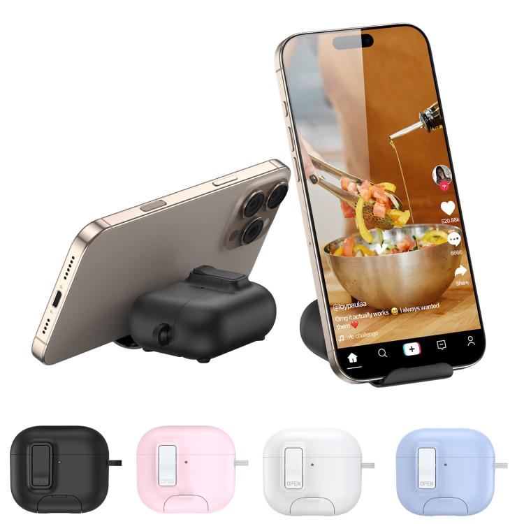 DUX DUCIS PECQ Series Magnetic Earphone Case with Holder & Security Lock