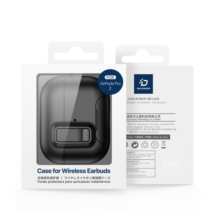 DUX DUCIS PECQ Series Magnetic Earphone Case with Holder & Security Lock