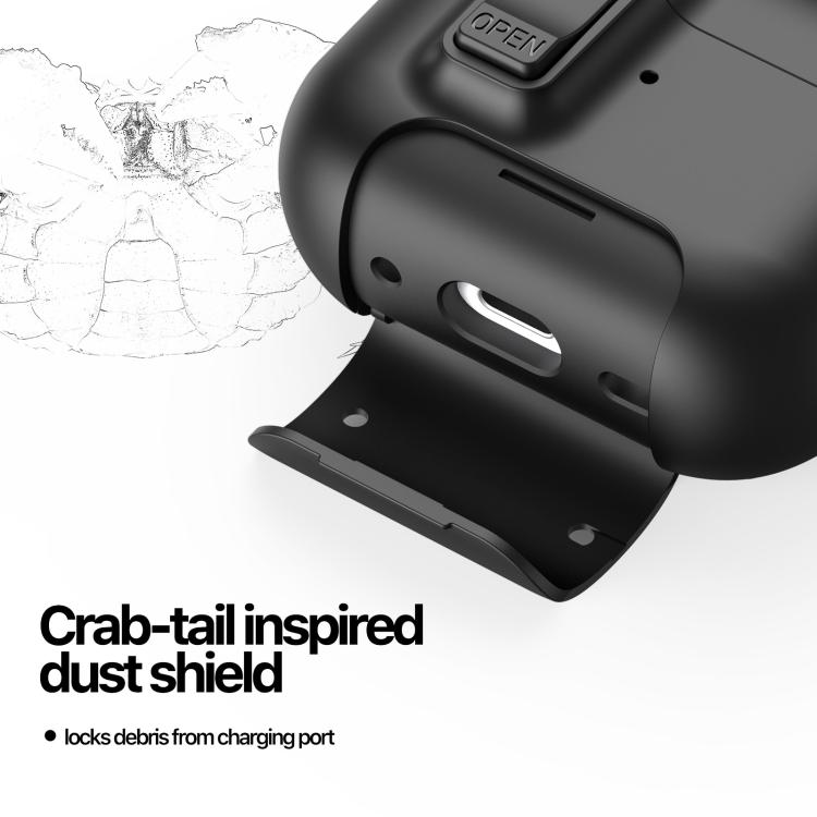 DUX DUCIS PECQ Series Magnetic Earphone Case with Holder & Security Lock