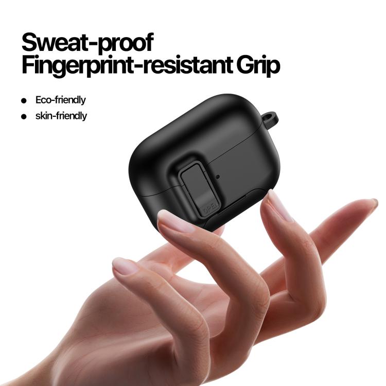 DUX DUCIS PECQ Series Magnetic Earphone Case with Holder & Security Lock